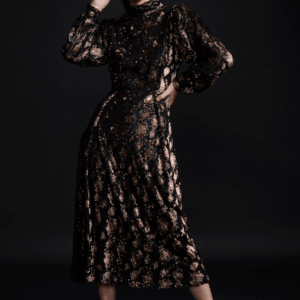 Leopard Sequin Midi