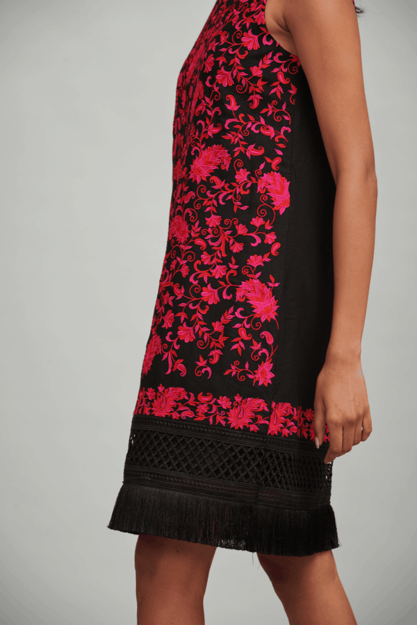 Paisley Fringe Dress - Image 5