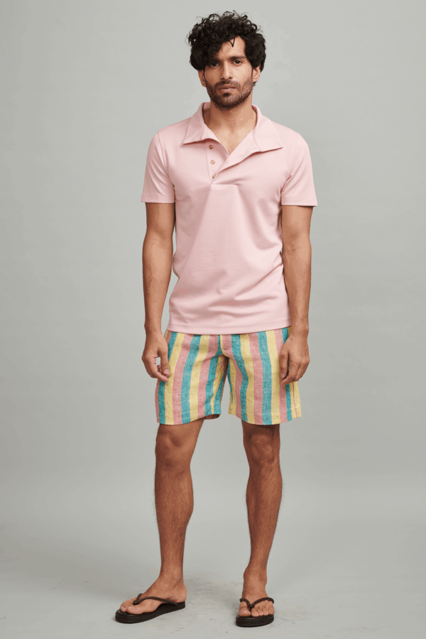Off Center Placket Polo - Image 11