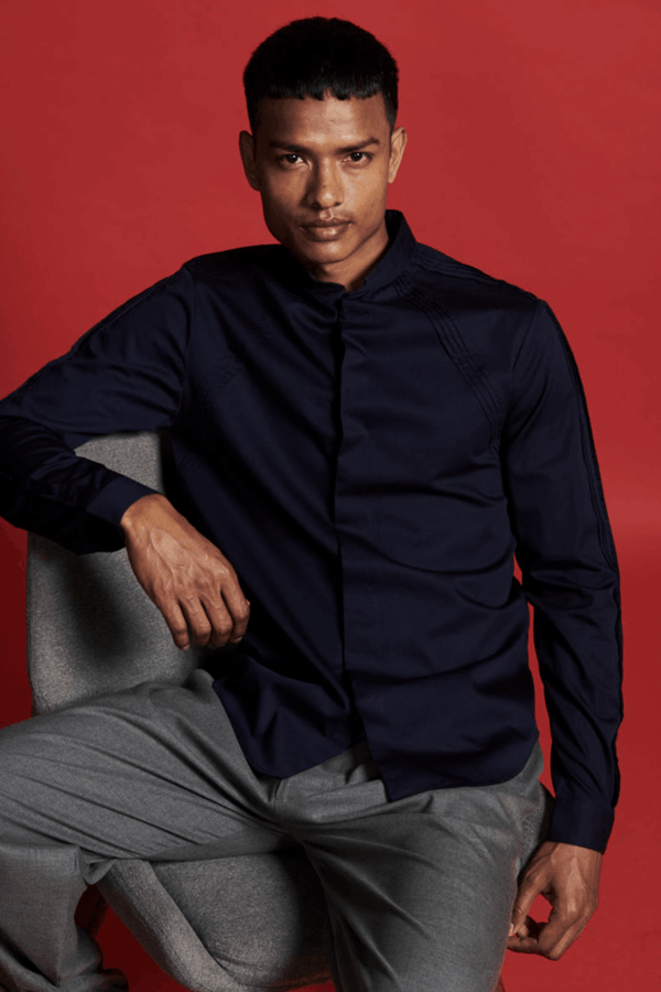 Irregular Pleated Shirt - Image 4