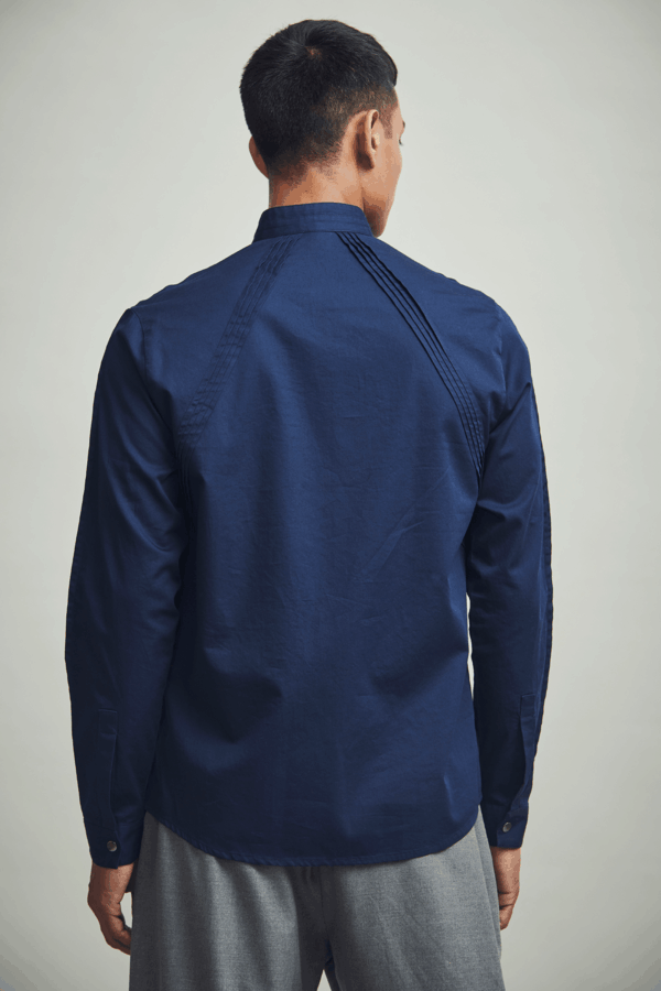 Irregular Pleated Shirt - Image 8
