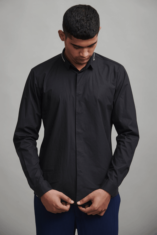 Zip Collar Shirt - Image 3