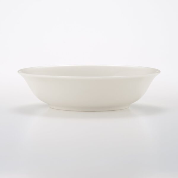 Beige Porcelain Deep Dish - Image 2