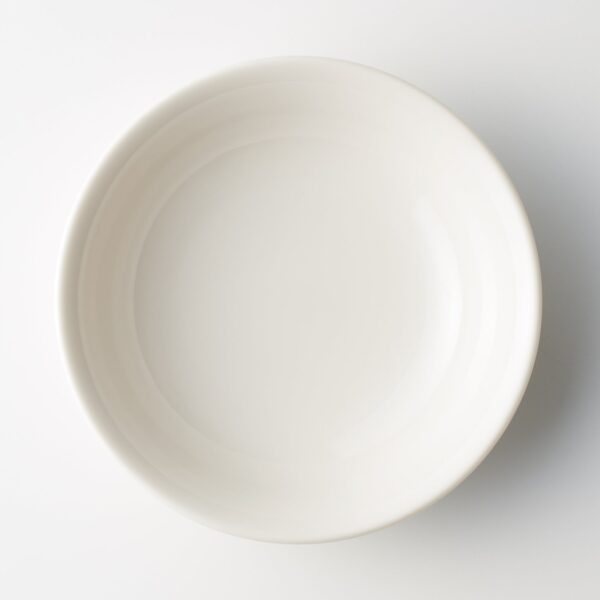 Beige Porcelain Deep Dish - Image 3
