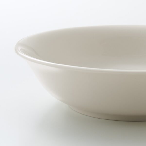 Beige Porcelain Deep Dish - Image 5