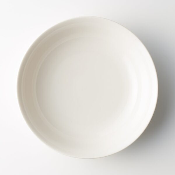 Beige Porcelain Deep Dish - Image 10