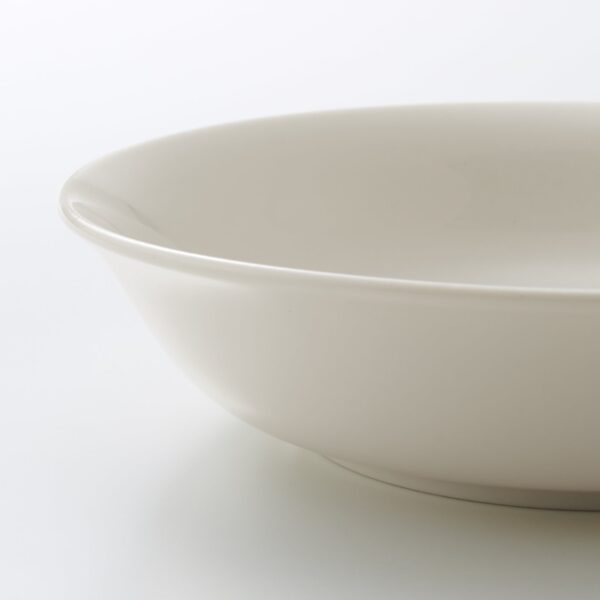 Beige Porcelain Deep Dish - Image 12