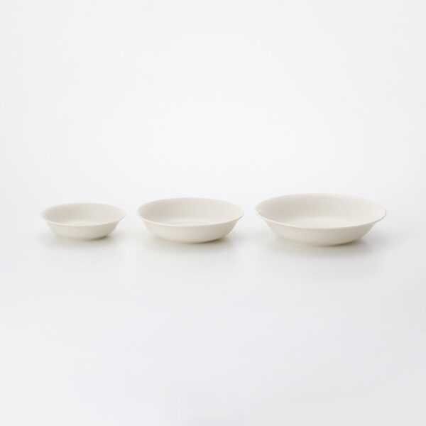 Beige Porcelain Deep Dish - Image 19