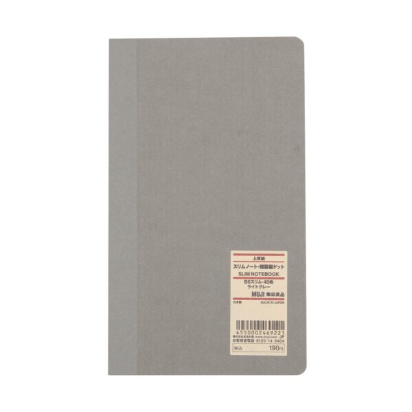 High Quality Paper Bind Slim Notebook - Horizontal Line and Vertical Dot Grid - Image 4