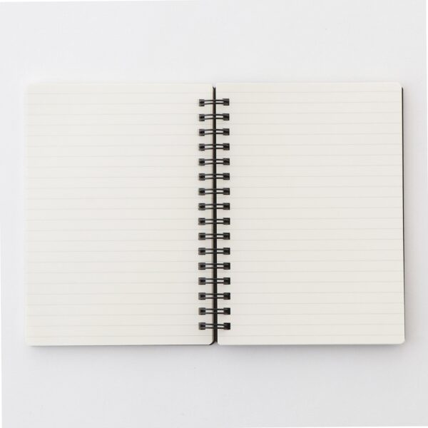 Double Ringed Ruled Notebook with Strap - Image 9