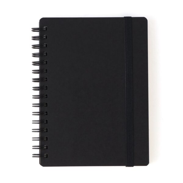Double Ringed Ruled Notebook with Strap - Image 8
