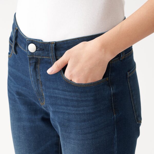 Women Organic Cotton 4 Way Stretch Denim Skinny Pants - Image 5