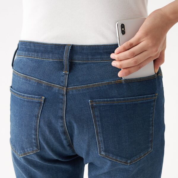 Women Organic Cotton 4 Way Stretch Denim Skinny Pants - Image 6
