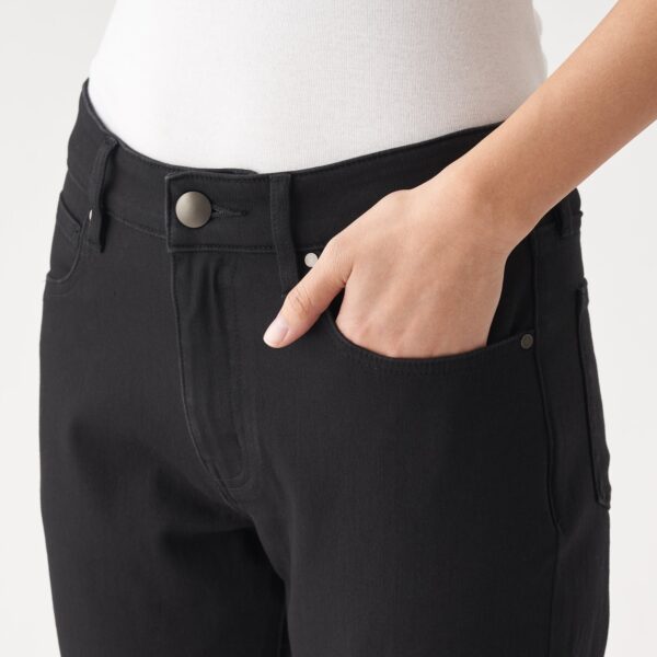 Women Organic Cotton 4 Way Stretch Denim Slim Straight Pant - Image 12