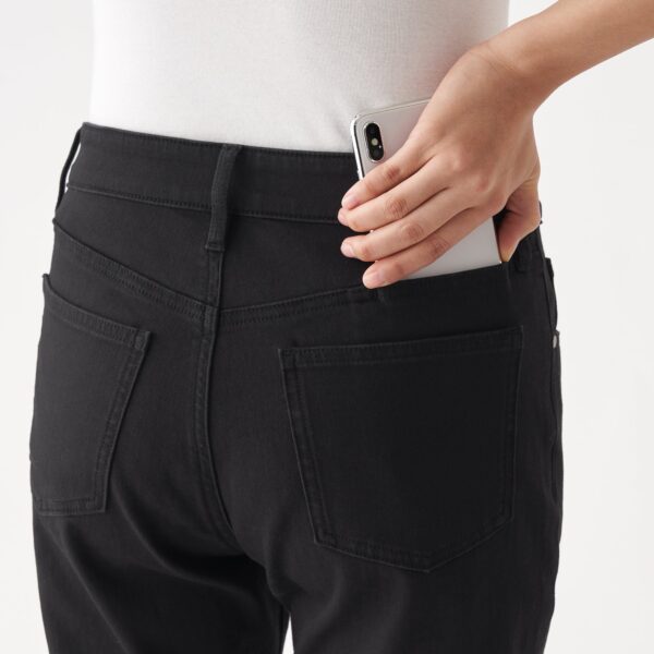 Women Organic Cotton 4 Way Stretch Denim Slim Straight Pant - Image 13