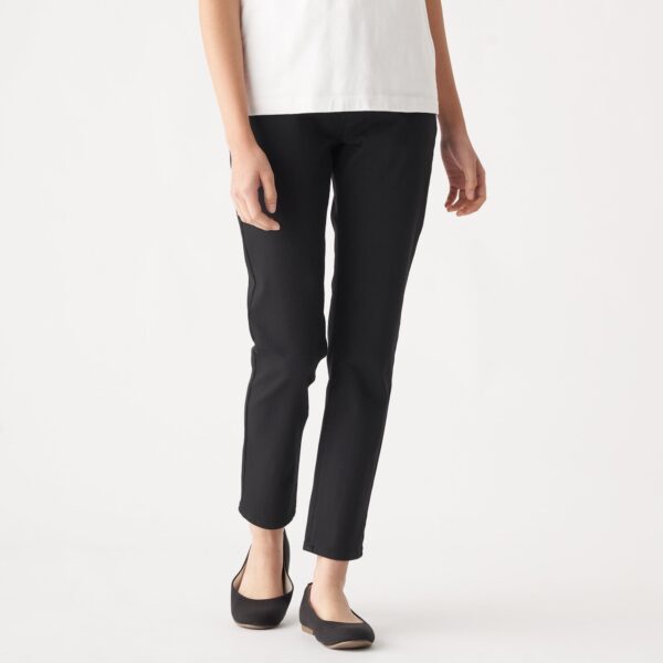 Women Organic Cotton 4 Way Stretch Denim Slim Straight Pant - Image 10