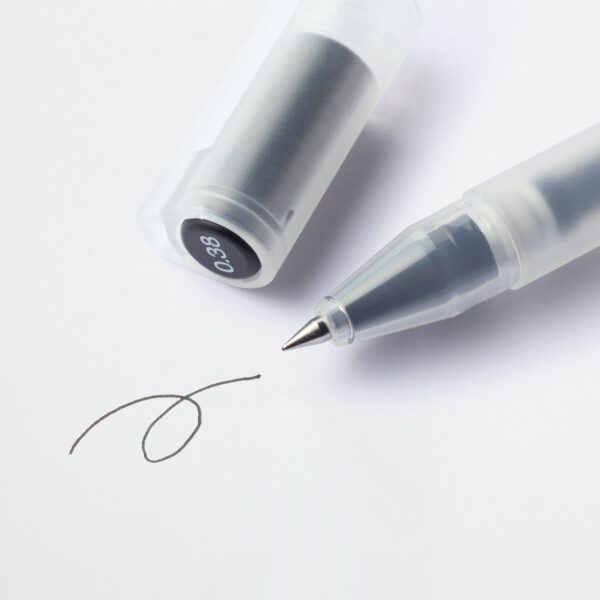 Gel Ink Cap Type Ballpoint Pen 0.38mm 10 Pieces Set - Image 4