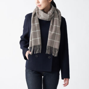 Wool Woven Scarf - Pattern 30x180cm