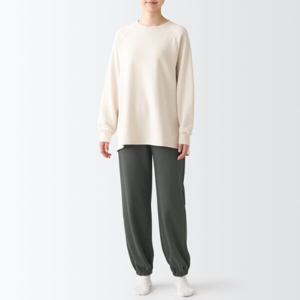 Women's Stretch French Terry Hem Squeezing Pants - Image 11