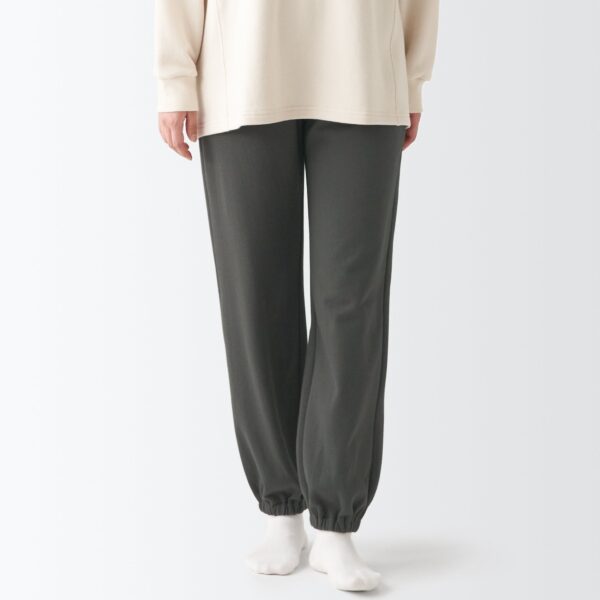 Women's Stretch French Terry Hem Squeezing Pants - Image 12