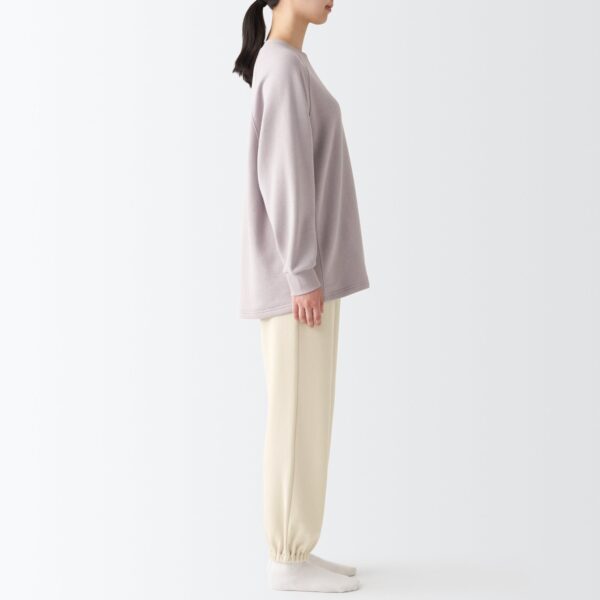 Women's Stretch French Terry Hem Squeezing Pants - Image 4