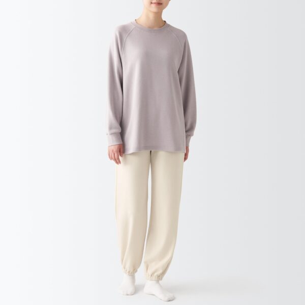 Women's Stretch French Terry Hem Squeezing Pants - Image 6
