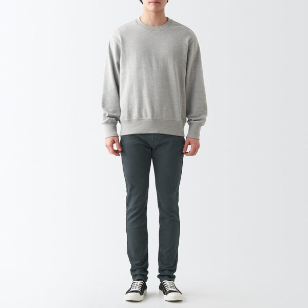 Men's Super Stretch Denim Skinny Pants Charcoal Gray (L 30inch / 76cm) - Image 4