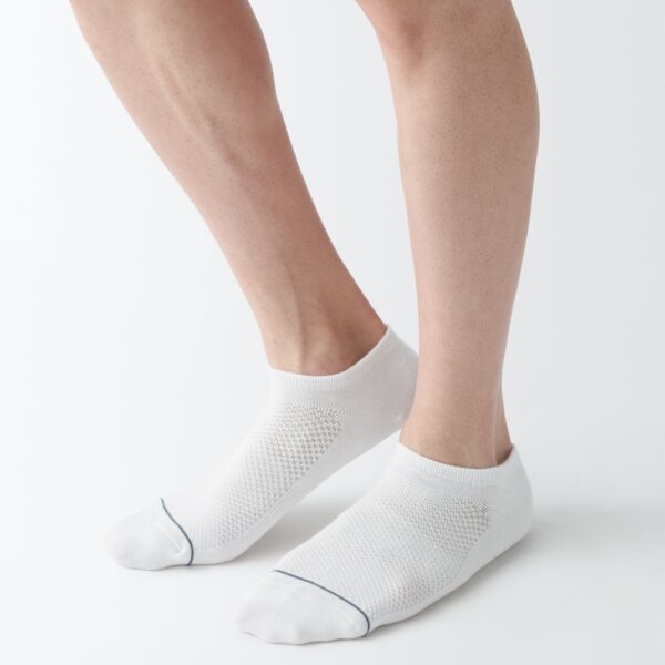 Right Angle Breathable Mesh Sneaker Socks - Image 6