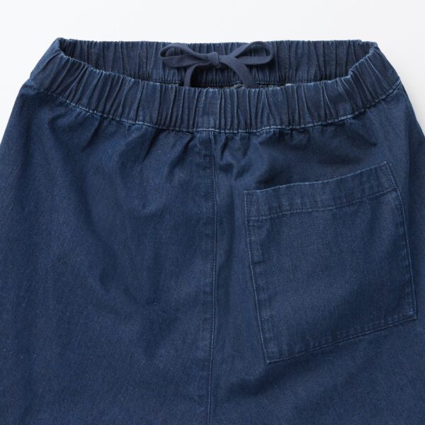 Women's Washed Denim Easy Tapered Pants - Image 9