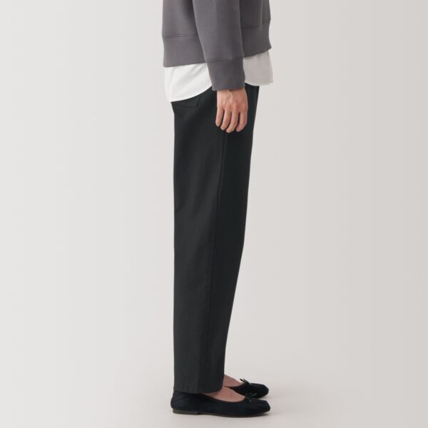 Women's Washed Denim Easy Tapered Pants - Image 5