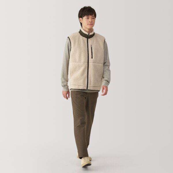 Men's Boa Fleece Vest - Image 4