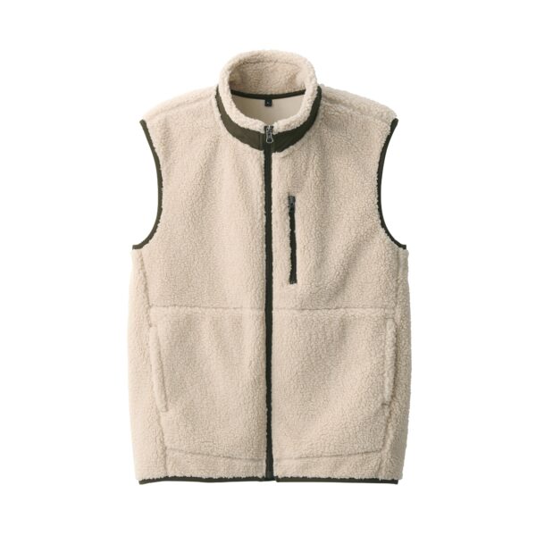 Men's Boa Fleece Vest - Image 2