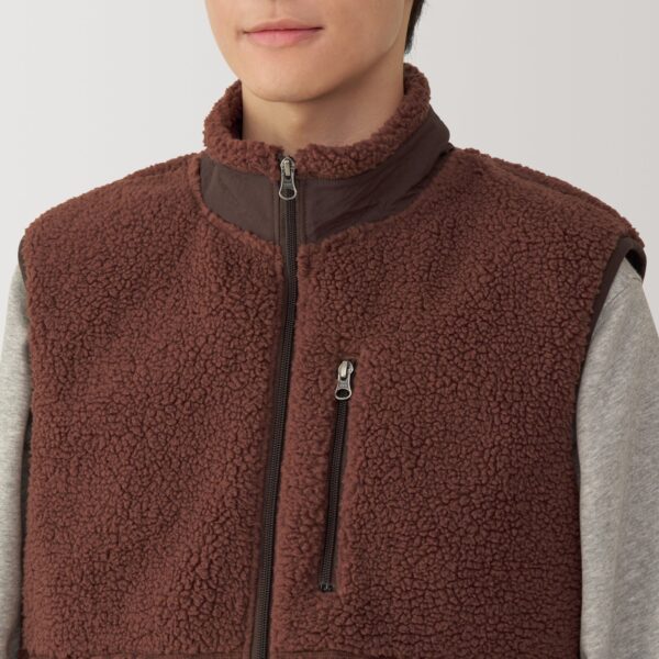 Men's Boa Fleece Vest - Image 16