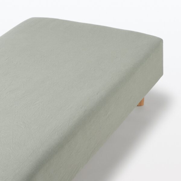 Washed Cotton Fitted Sheet
