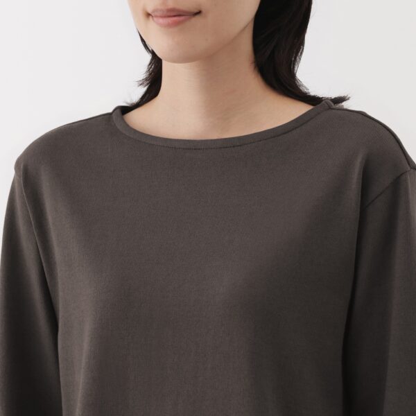 Women's Heavy Weight Boat Neck Long Sleeve T-Shirt - Image 15