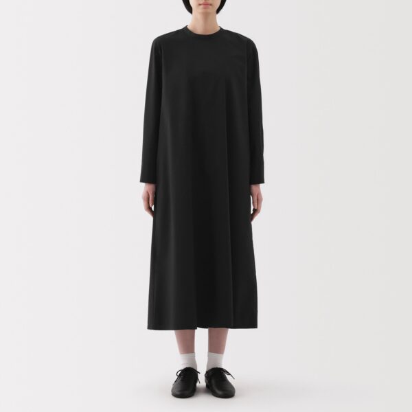 Women's Easy-Dry Broadcloth Pullover Long Sleeve Dress - Image 4