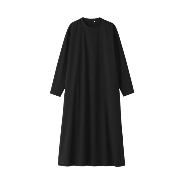 Women's Easy-Dry Broadcloth Pullover Long Sleeve Dress - Image 2