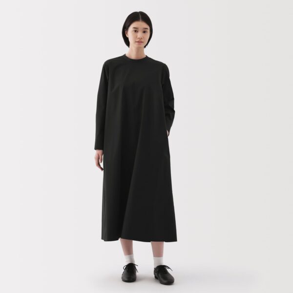 Women's Easy-Dry Broadcloth Pullover Long Sleeve Dress - Image 3