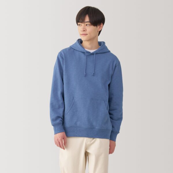 Men's Slub Jersey Sweat Pullover Hoodie - Image 35