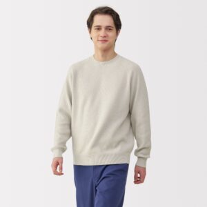 Men's Ribbed Crew Neck Sweater