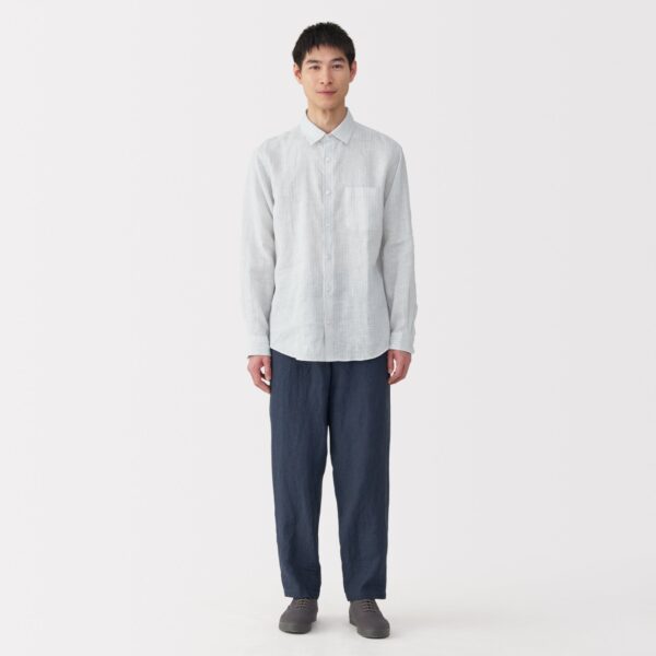Men's Linen Striped Shirt - Image 12