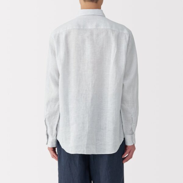 Men's Linen Striped Shirt - Image 14