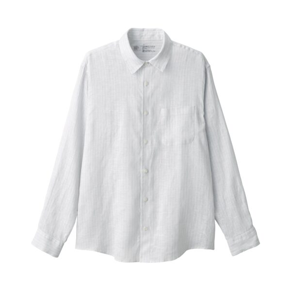 Men's Linen Striped Shirt - Image 10