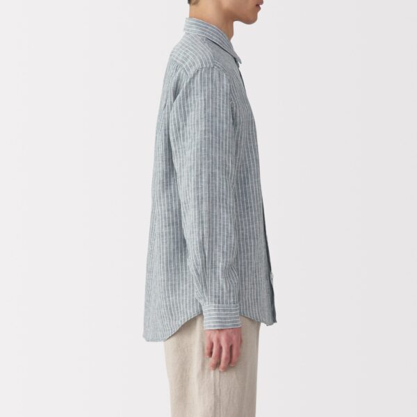 Men's Linen Striped Shirt - Image 5