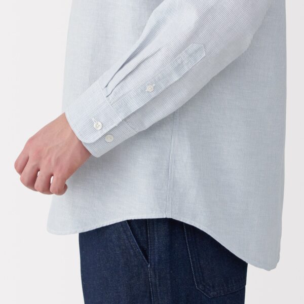 Men's Hemp Cotton Stand Collar Shirt - Image 8