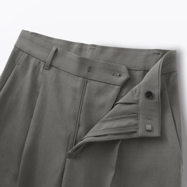 Women's Water Repellent Pleated Straight Pants - Image 29
