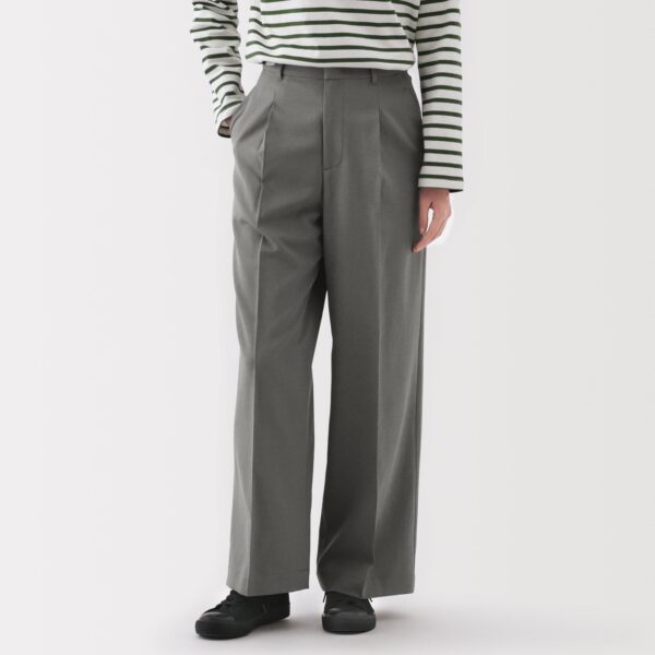 Women's Water Repellent Pleated Straight Pants - Image 23
