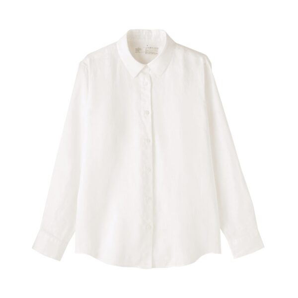 Women's Washed Linen Shirt - Image 38