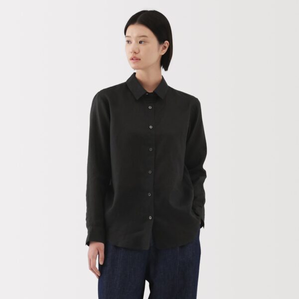 Women's Washed Linen Shirt - Image 30