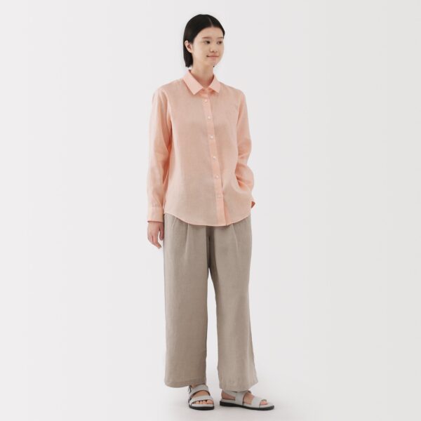 Women's Washed Linen Shirt - Image 22